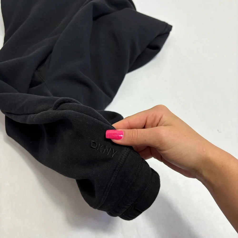 DKNY sport black wide leg sweatpants - Picture 6 of 6